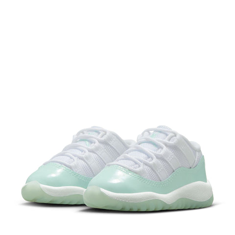 Jordan 11 Retro Low (TD) - White/Igloo