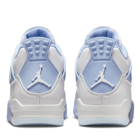 Women's Jordan 4 Retro - White/Aluminum