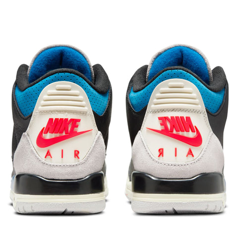 Air Jordan 3 Retro OG 'Rare Air' (GS) - Black/Chile Red