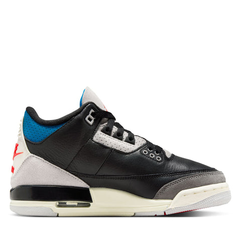 Air Jordan 3 Retro OG 'Rare Air' (GS) - Black/Chile Red