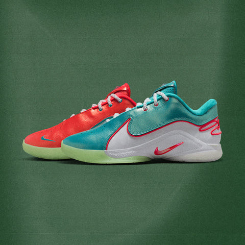 NIKE LEBRON XXII 'LIMELIGHT' - SOLAR RED/DUSTY CACTUS