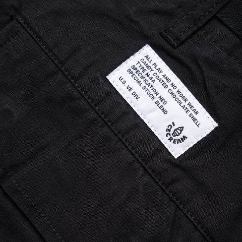 Ice Cream Destro Cargo Shorts - Black