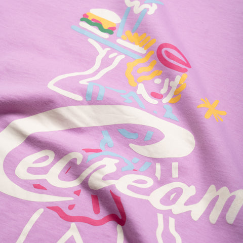Ice Cream Waitress Tee - Orchid