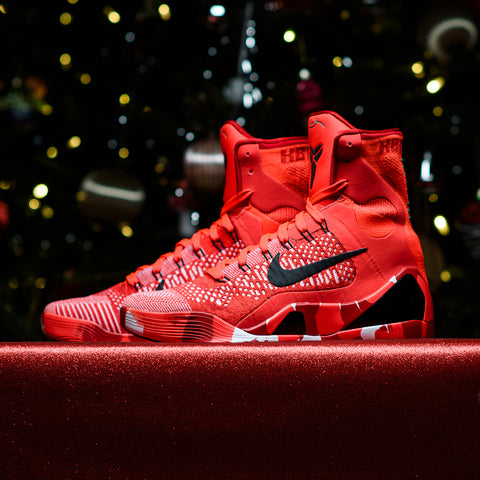 NIKE KOBE IX ELITE HIGH PROTRO 'CHRISTMAS' - BRIGHT CRIMSON/BLACK
