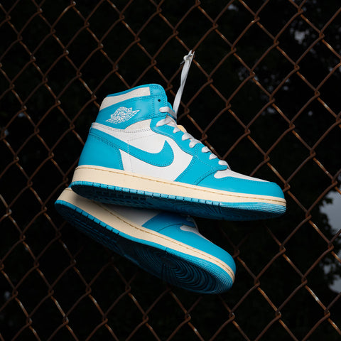 AIR JORDAN 1 RETRO HIGH OG 'UNC REIMAGINED' - DARK POWDER BLUE/SAIL