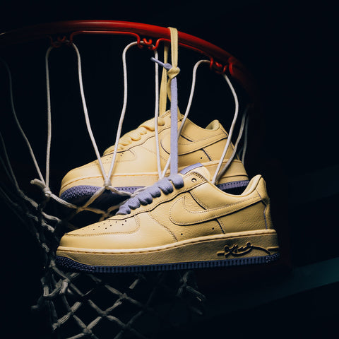 KOBE BRYANT X NIKE AIR FORCE 1 LOW PROTRO - SOFT YELLOW/DUSTY AMETHYST