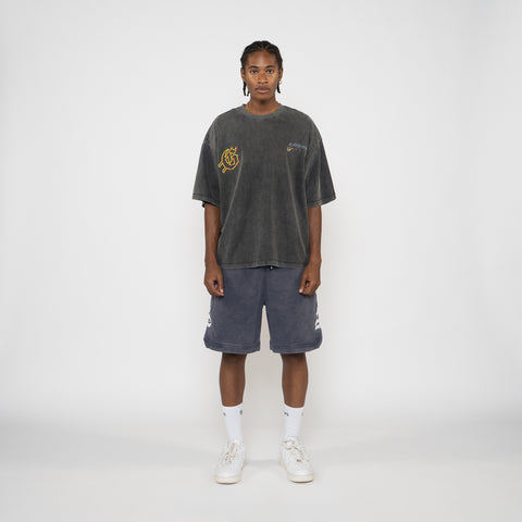 Godspeed Biker Nation Tee - Grey Wash
