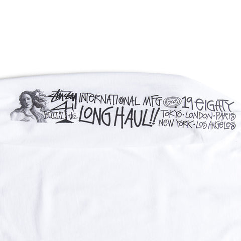 Stussy Long Haul L/S Tee - White