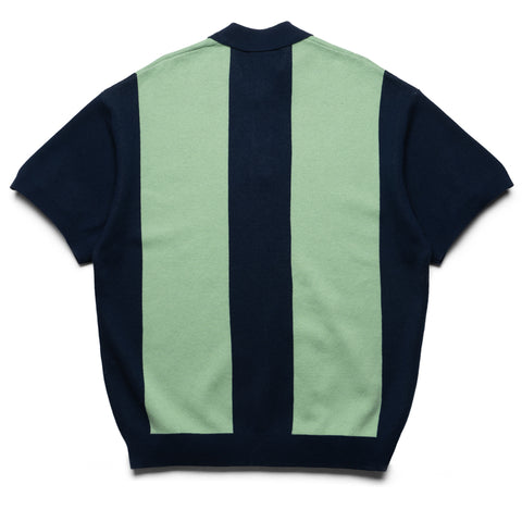 Students Golf Browne S/S Knit Polo Sweater - Navy