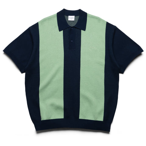 Students Golf Browne S/S Knit Polo Sweater - Navy